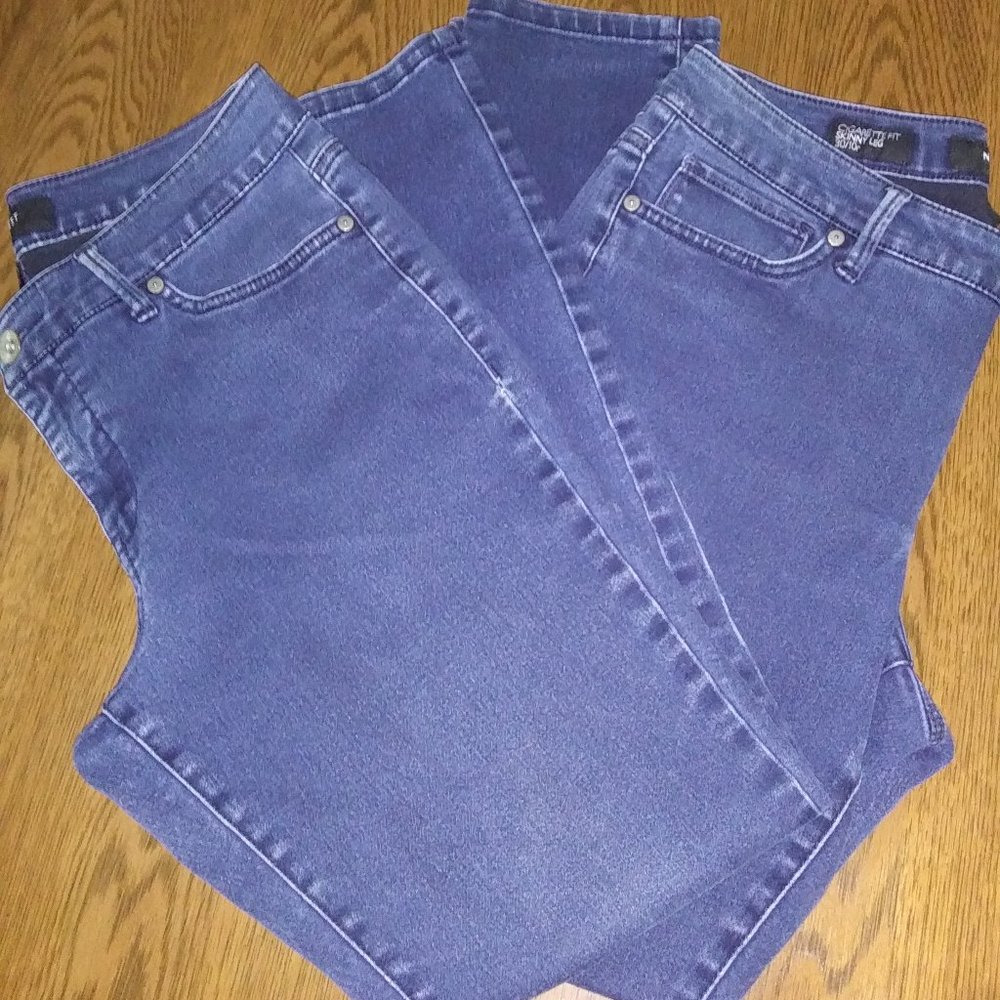 2 pair Jeans, Nine west, Skinny jeans